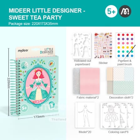 ชุดออกแบบดีไซน์เนอร์ตัวน้อย Mideer MD2202_12
